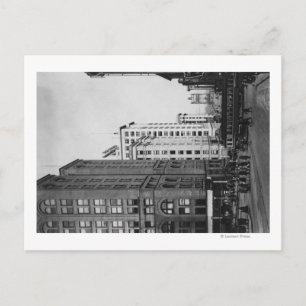 Tacoma, WA - Hauptstraßen im Stadtzentrum Postkarte