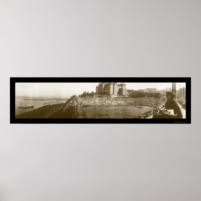 Tacoma WA Stadium Day Foto 1913 Poster (Vorne)
