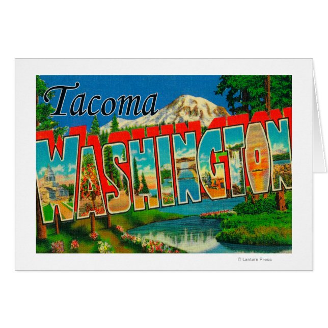 Tacoma, Washington - Große Briefmarkenszenen (Vorderseite (Horizontal))