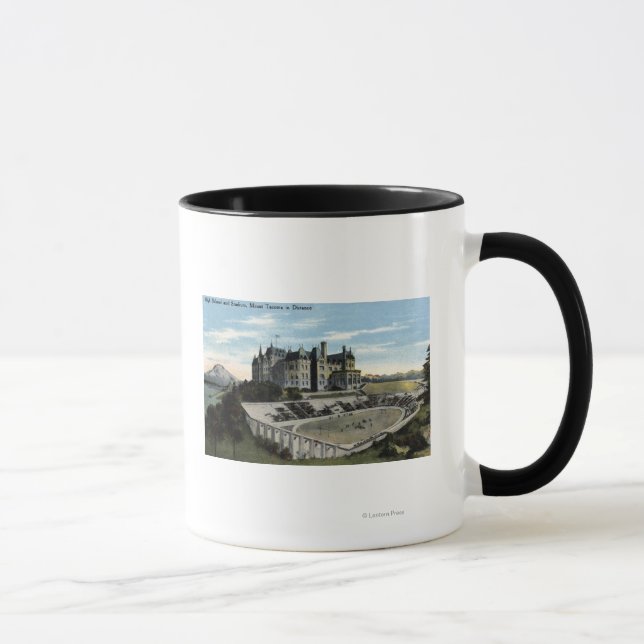 Tacoma, Washington - Sicht auf die High School Tasse (Rechts)