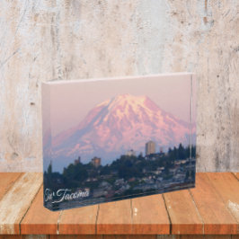 Tacoma, Washington und Rainier Fotoblock