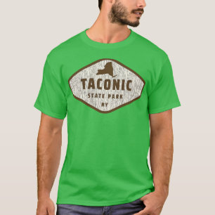 Taconic Staat Park New York Tree Log Texture Woode T-Shirt