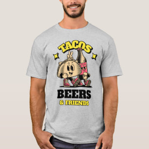Tacos, Bier und Freunde T-Shirt