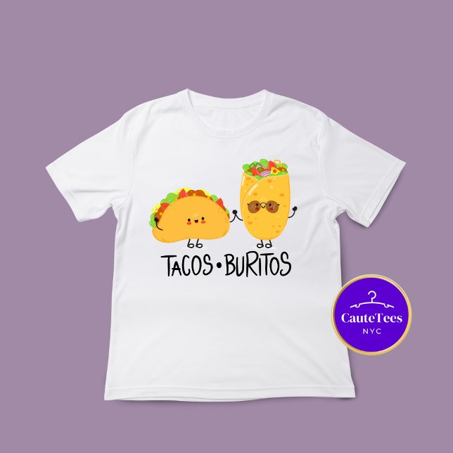 Tacos & Burritos Foodie T-Shirt Tri-Blend Shirt (Von Creator hochgeladen)