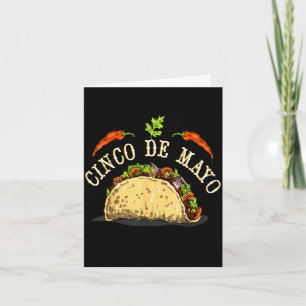 Tacos cinco de mayo für mexikanische Essen-Taco-Li Karte