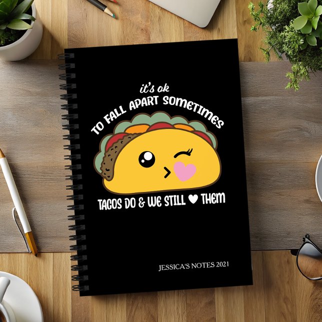 Tacos Fall Apart Meme Planer (This hilarious, motivational planner will lighten the day and remind us that it’s ok to “taco” about)