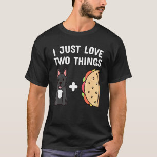 Tacos Französische Bulldogge Hund T-Shirt
