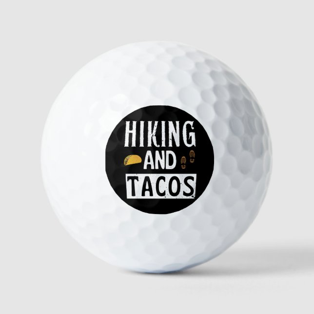 Tacos Funny Tacos Golfball (Vorderseite)