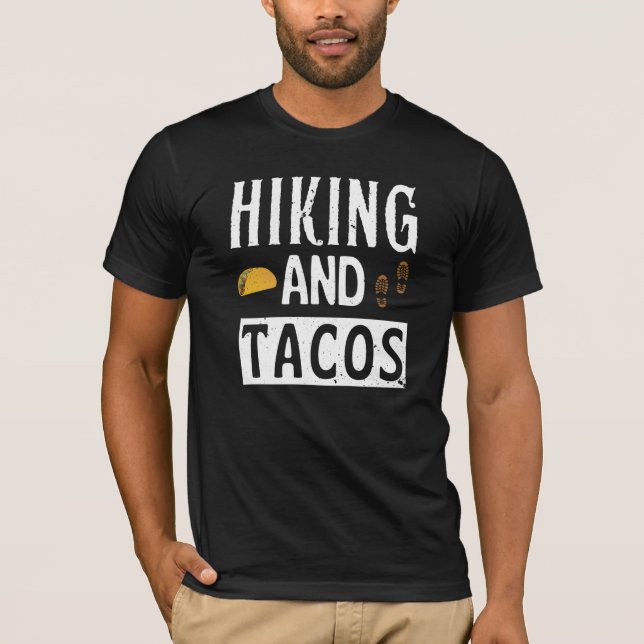 Tacos Funny Tacos T-Shirt (Vorderseite)
