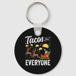 Tacos für jeden Weihnachten Taco Lustig Xmas Santa Schlüsselanhänger