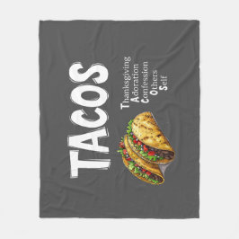 TACOS Gebet Fleece Blanket