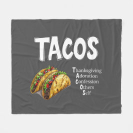 TACOS Gebet Fleece Blanket