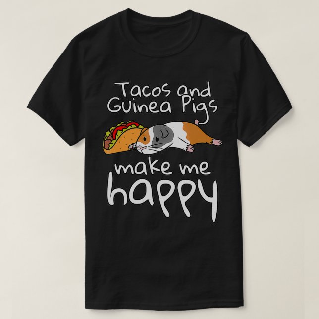 Tacos Guinea Pig T-Shirt (Design vorne)