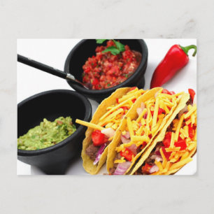 Taco's Hard Muschel Postkarte