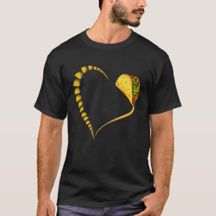 Tacos Heart Street Food Mexicanisches Gericht Cinc T-Shirt