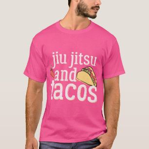 Tacos Jiu Jitsu für Bjj Funny Geschenk Weiß T-Shirt
