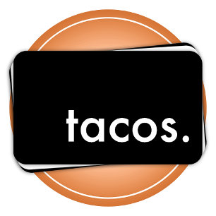 Tacos. LoyalitätsLochkarte Treuekarte