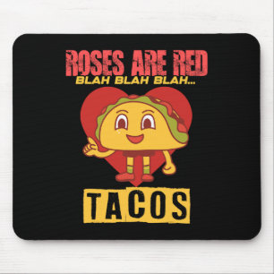 Tacos Lustiger Valentinstag Food Lover Geschenk Mousepad
