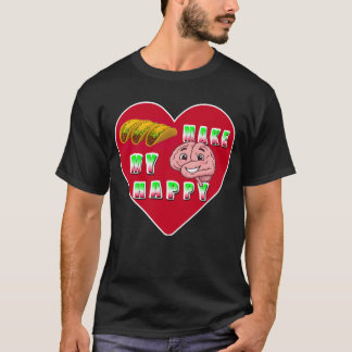 Tacos machen mein Gehirn glücklich T-Shirt