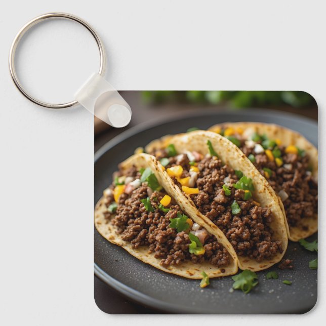 Tacos Schlüsselanhänger (Vorderseite)