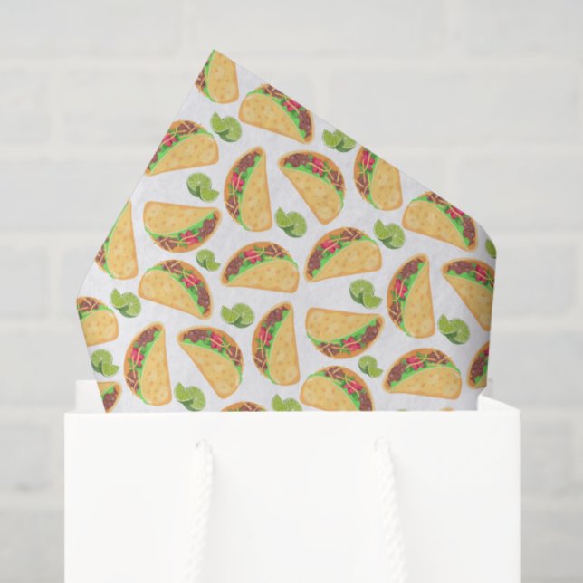 Tacos Seidenpapier (Geschenk Tasche)