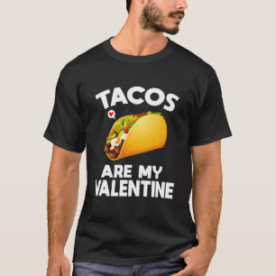 Tacos sind mein Valentinherz Funny Funny Taco Love T-Shirt