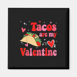 Tacos Sind Mein Valentinstag Lustiger Mexikanische Magnet