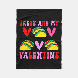Tacos sind mein Valentinstag Lustiger Valentinstag Fleecedecke