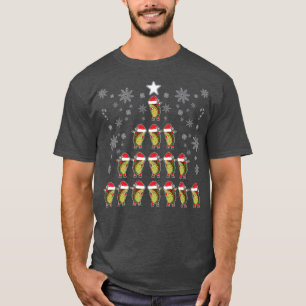 Tacos tappen Weihnachtsbaum Schneeflocken und Süßi T-Shirt