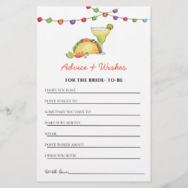 Tacos & Tequila Fiesta Duschberatung & Wünsche