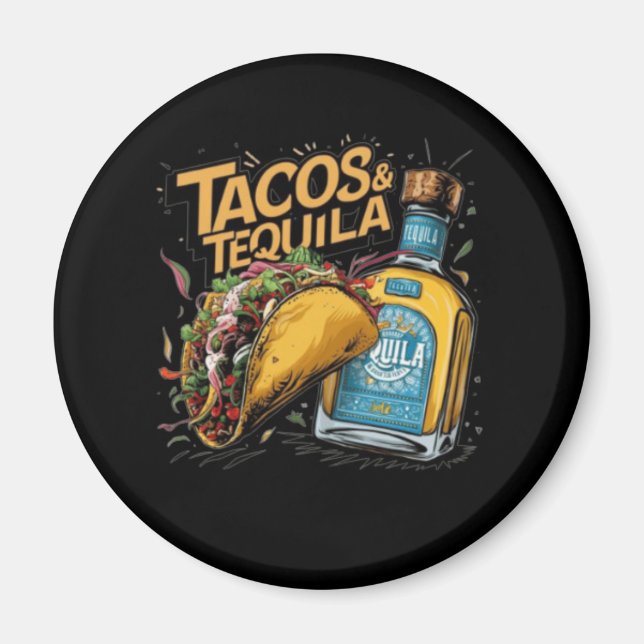 Tacos & Tequila Magnet (Vorne)