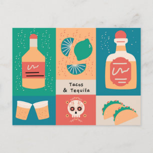 Tacos & Tequila Postkarte