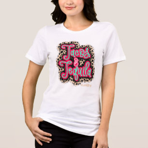 Tacos & Tequila Spaß-Festa-Party Tri-Blend Shirt