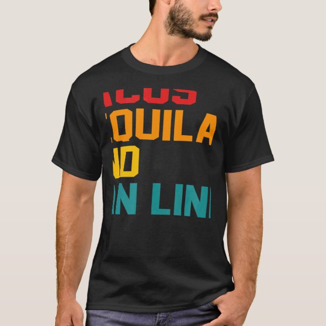 Tacos Tequila und Tan Lines T-Shirt (Vorderseite)