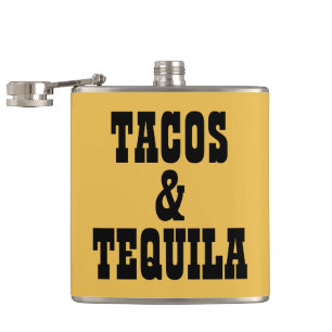 Tacos u. Tequila Flachmann