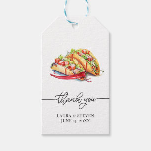 Tacos und Brews Engagement Partei Geschenkanhänger