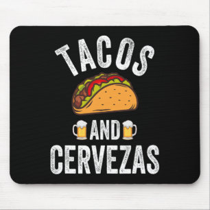 Tacos und Cervezas Shirt Funny Cinco de Mayo Mexic Mousepad
