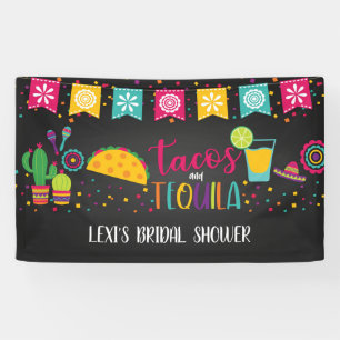 Tacos und Tequila Banner - Blk