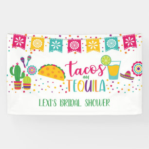 Tacos und Tequila Banner - Wh