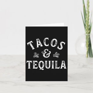 Tacos und Tequila Cinco de Mayo Men Frauen Mexiko Karte