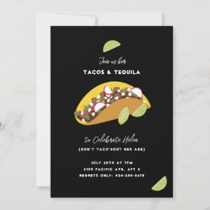 Tacos und Tequila Einladung