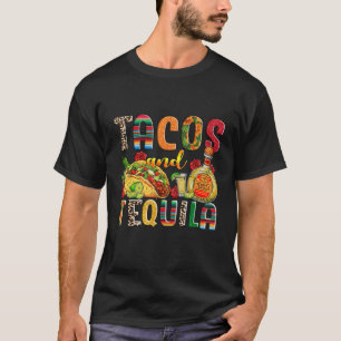 Tacos und Tequila Funny Drinks Taco mexikanische K T-Shirt