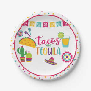 Tacos und Tequila Plate - WH Pappteller
