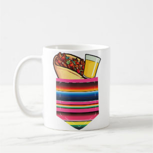Tacos und Tequila Taco-Tasche Serape Kaffeetasse