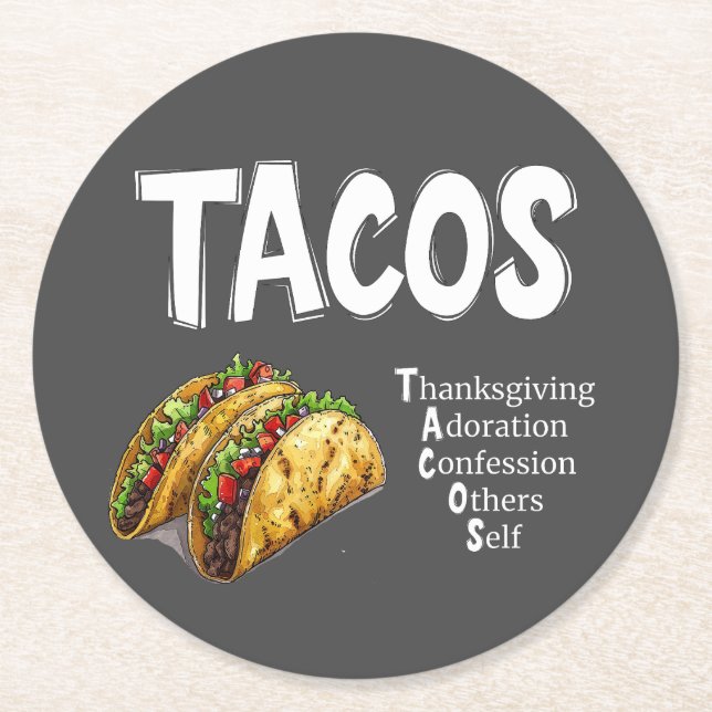 TACOS UNTERSETZER (Vorderseite)