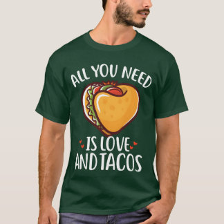 Tacos Valentinstag aco sind mein Valentinsmädchen T-Shirt