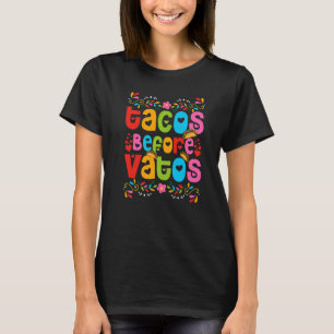 Tacos vor Vatos Funny Anti-Valentinstag-Essen T-Shirt