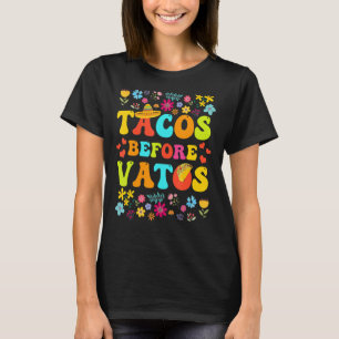 Tacos vor Vatos Funny Valentine's Day Taco Liebe T-Shirt