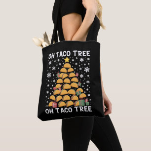 Tacos Weihnachtsbaum Lustiger Xmas Foodie Mexikani