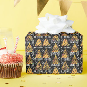 Tacos Weihnachtsbaum Lustiges Xmas Foodie Mexikani Geschenkpapier